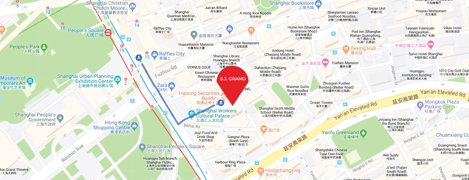 S.J. Grand Shanghai Office Location