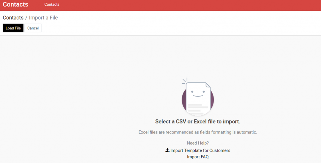 importation of CSV or Excel files with automatic and standardized formatting