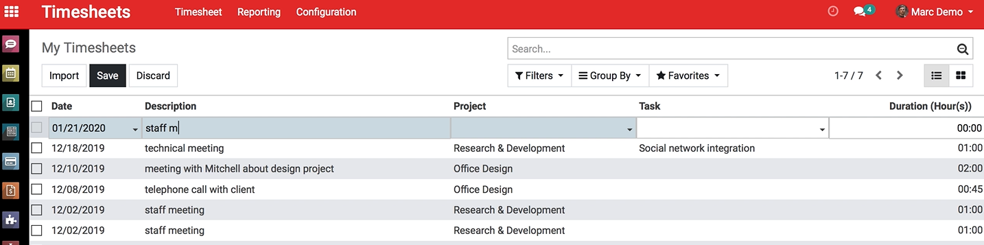 timesheet task tracker
