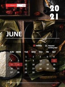 Public Holidays in China for the Year 2021